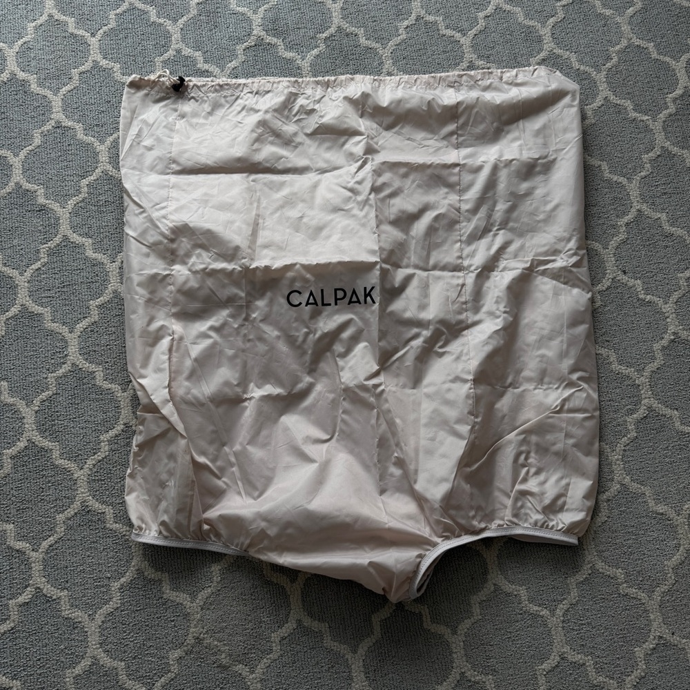 Calpak Light Beige Travel Cover carry on